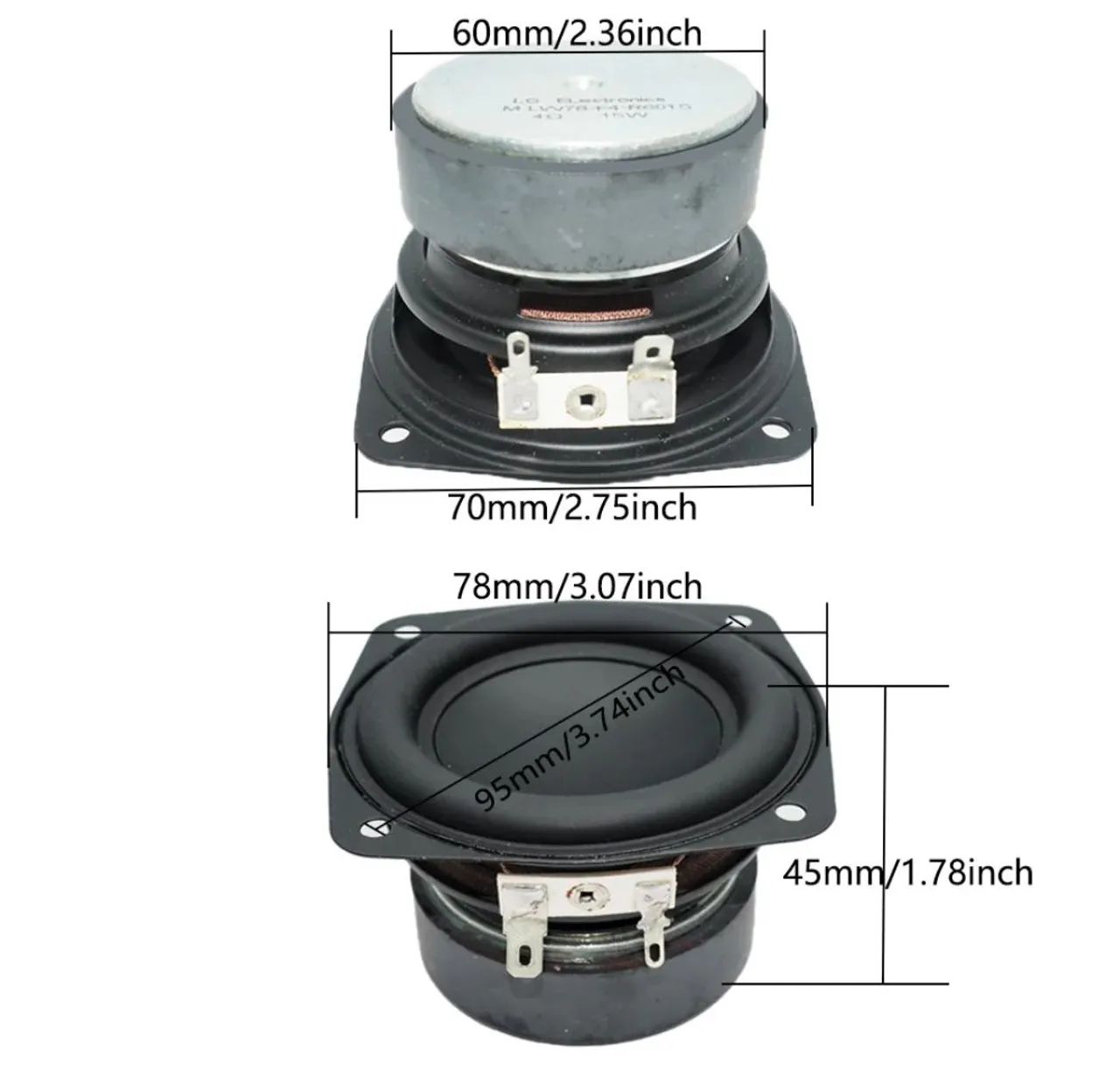 Auto falante subwoofer 15w - Foto 2