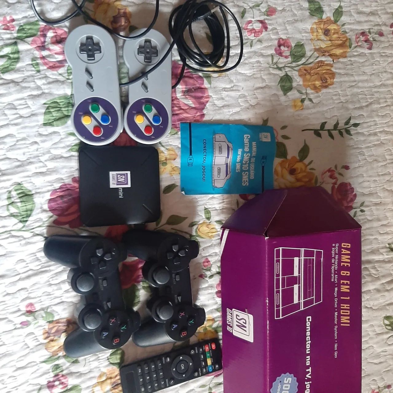 Console de Vídeo Game 6 em 1 com 5000 Jogos