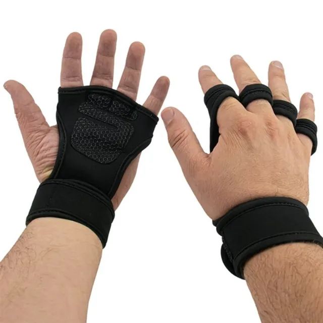 Luva De Treino Esportiva C/ Velcro Neoprene Ly87142 - Foto 2