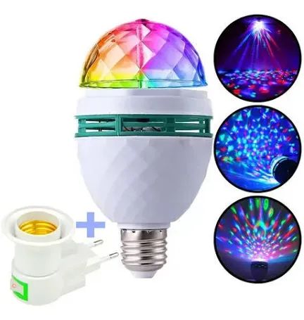 Lâmpada  giratória com Adpitador  