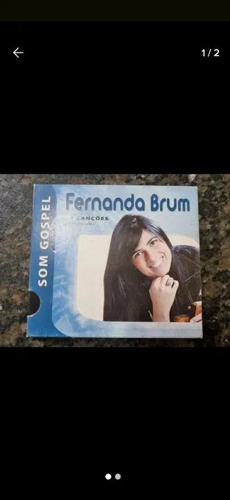 CD Fernanda Brum - Som Gospel - 15 Canções
