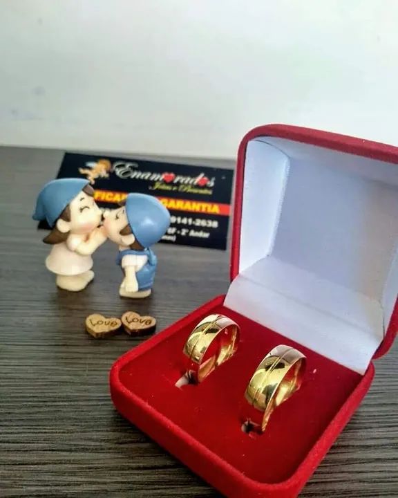 Alianças de Ouro 18k - Foto 5