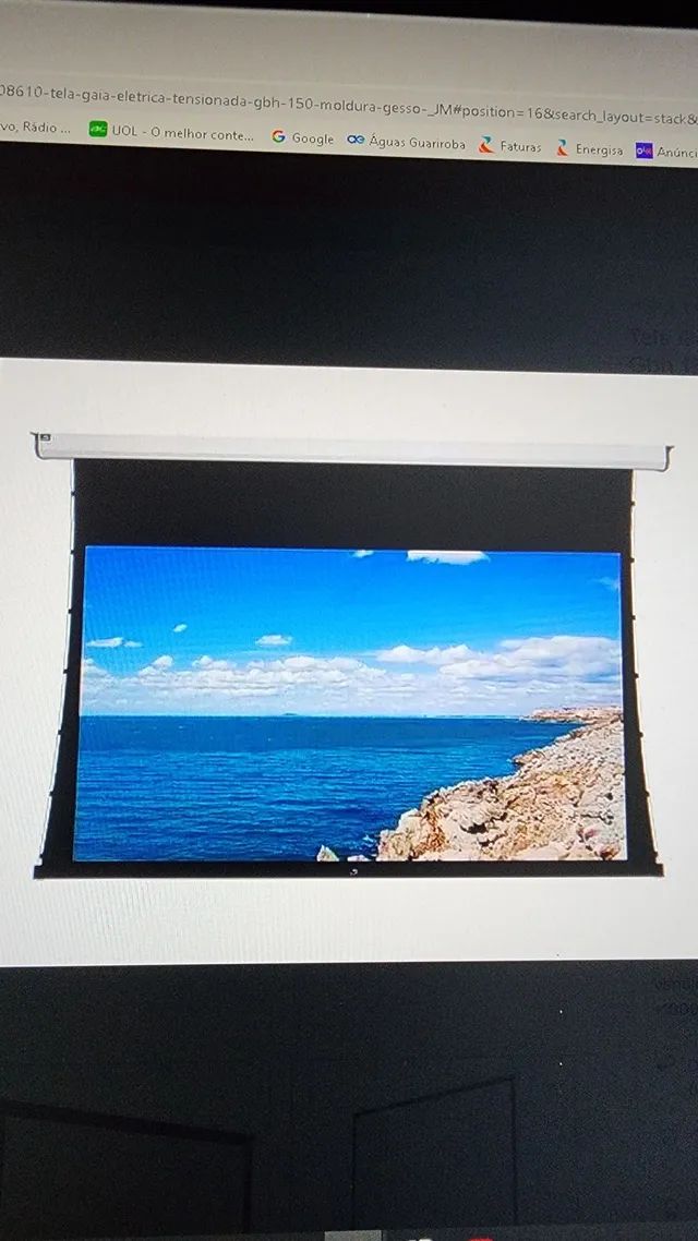 Tela de projeção Gaia