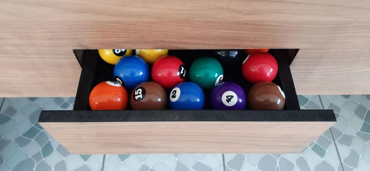 Mesa de bilhar com caçapa de alumínio 2,26x1,26 - Foto 3