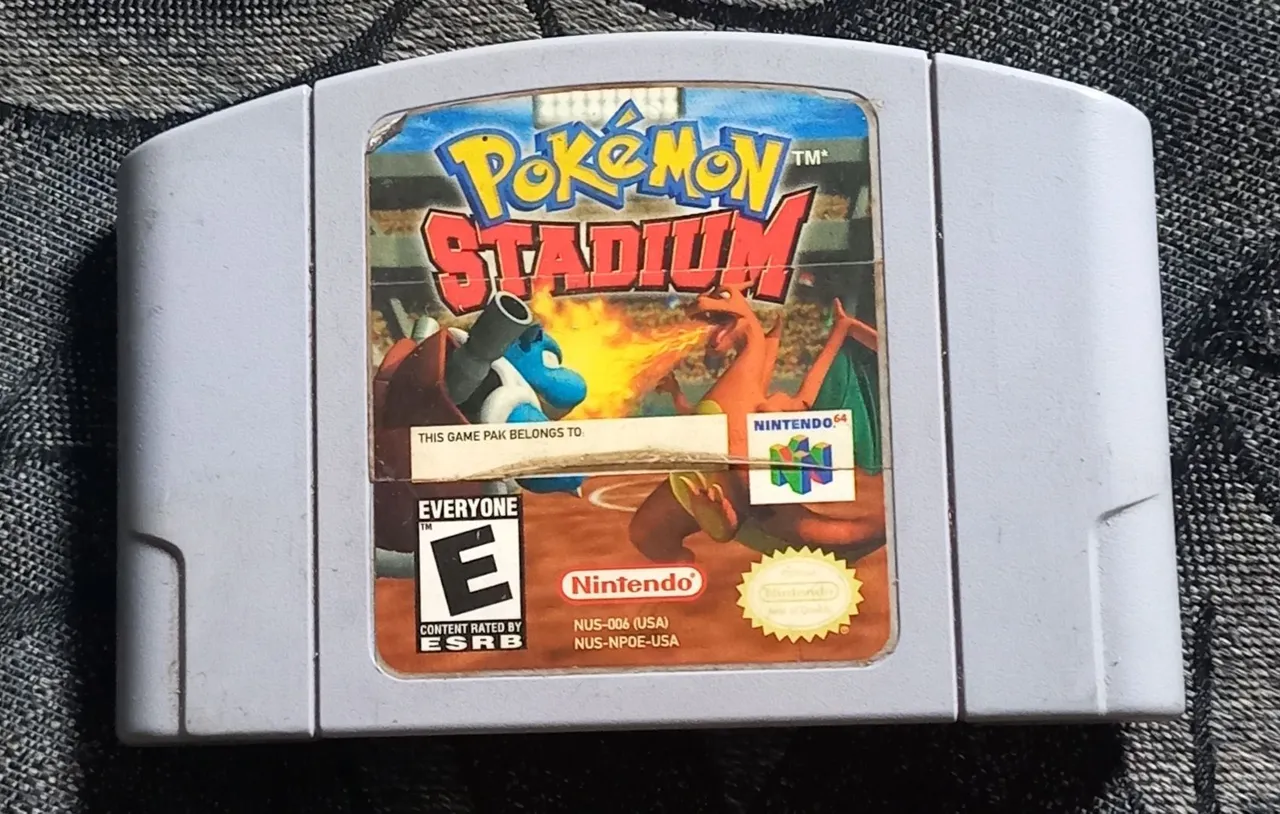 POKÉMON STADIUM JOGO ORIGINAL PARA NINTENDO 64
