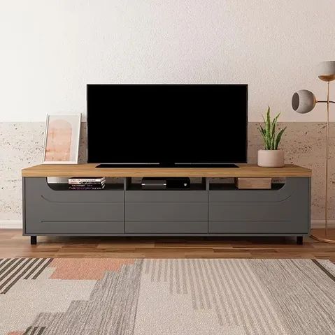 Rack Para TVs Até 80 Polegadas Portas e Gaveta 2.0M. Produto Novo Direto de Fábrica! - Foto 2