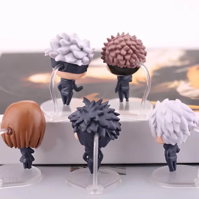 Kit com 05 bonecos Miniatura, Jujutsu Kaisen, action figure - Foto 2