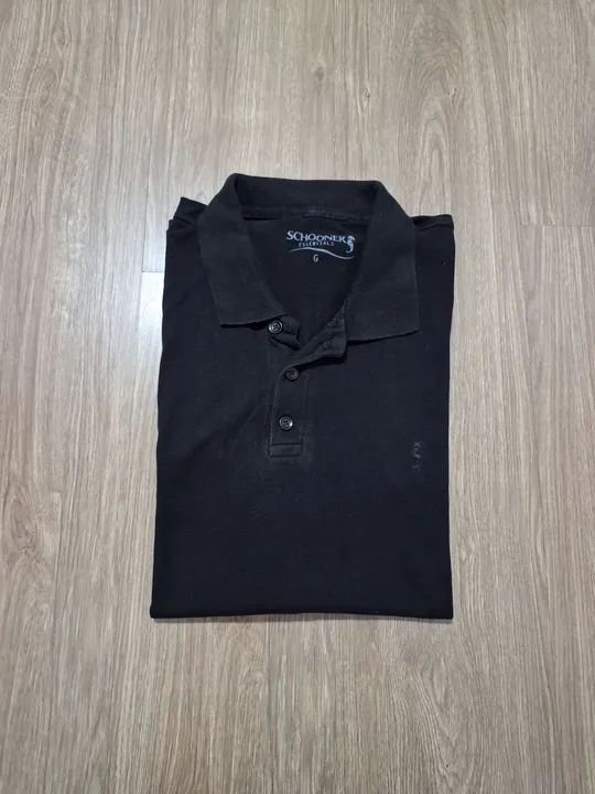Camisa Polo Schonner Preta 