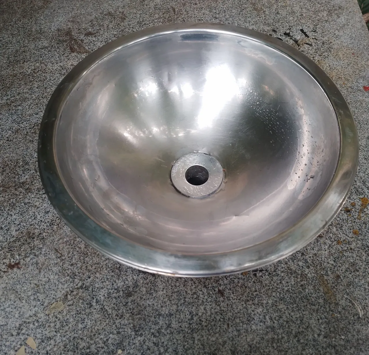 Cuba inox de sobrepor