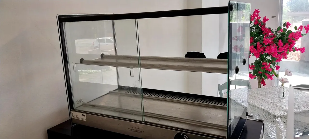 Estufa vitrine padaria confeitaria