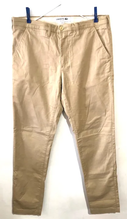 Calça Lacoste Slim Fit Bege tam 46