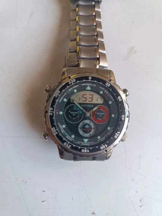 Relógio Citizen C 050 combo anos 80