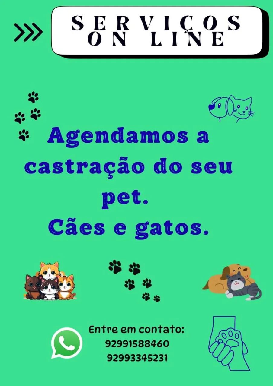 Castração de cães e gatos gratuita