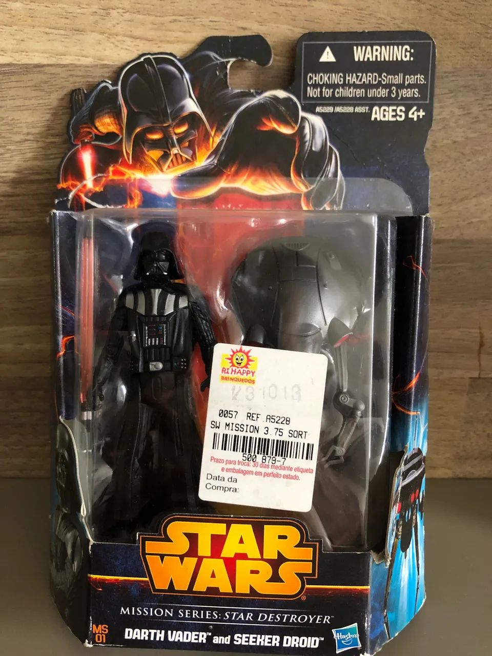 Star Wars Colecionáveis Hasbro - Darth Vader e Seeker Droid