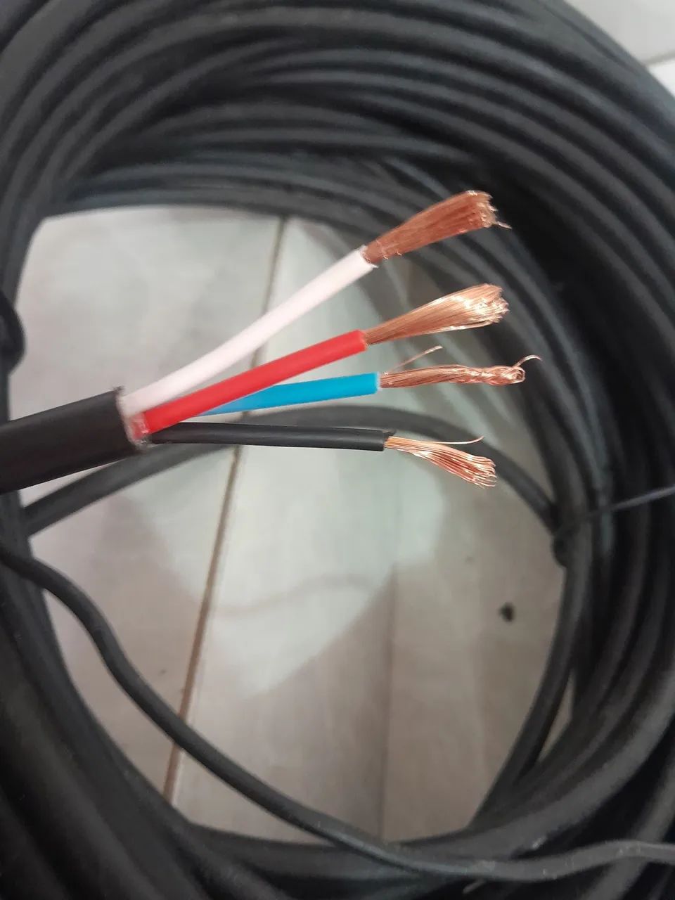 Cabo pp 4x4 (tamanho 25 metros) Produto novo  - Foto 4
