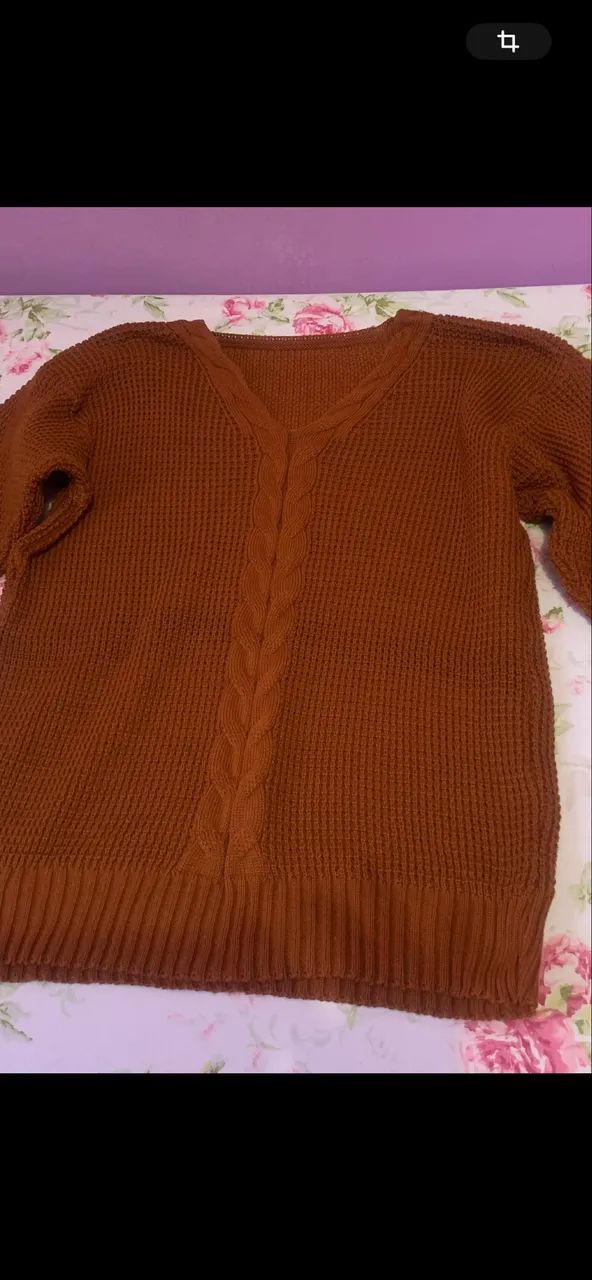 Blusa tricot, nova , feminina - Foto 4
