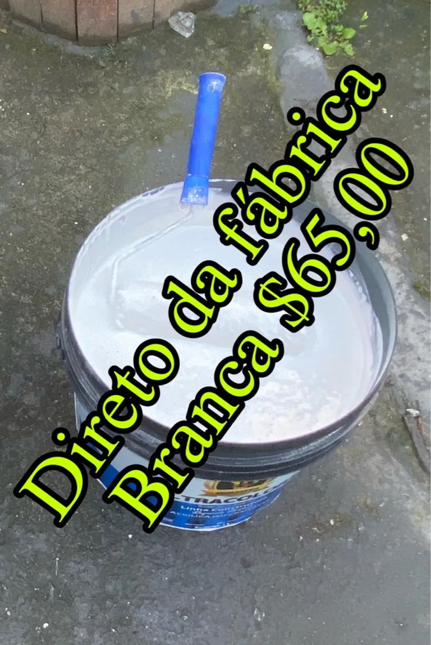 Promoção Tinta Branca 16L - R$65,00 - Foto 2