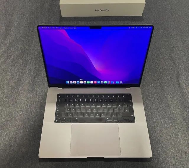 MacBook Pro 2021 16 polegadas 16gb RAM 512gb SSD M1 PRO