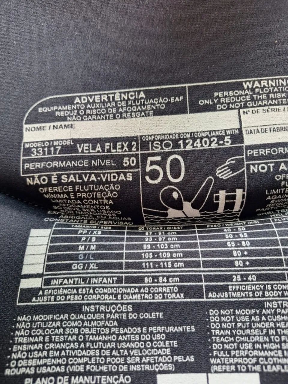 Colete Salva Vidas - Nob Vela Flex 2 - Foto 2