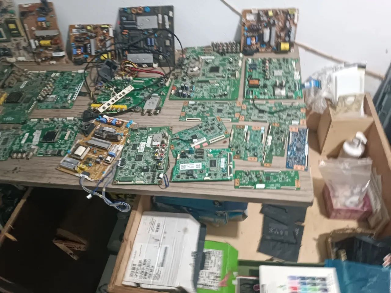 Lote de placas para TV funcionando  - Foto 4