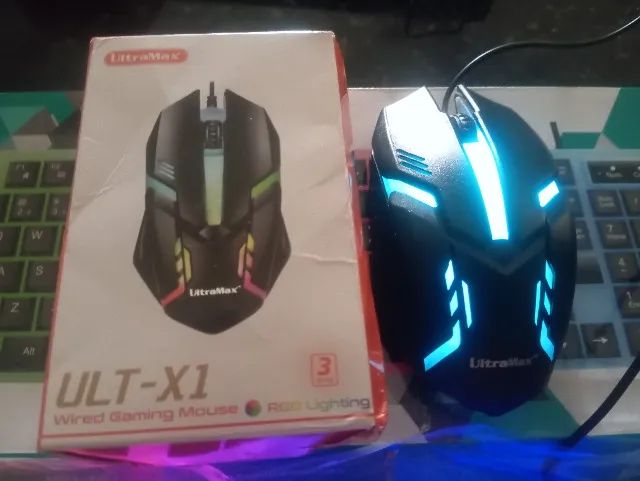 Teclado e Mouse Gamer Com Luz Colorida - Foto 4