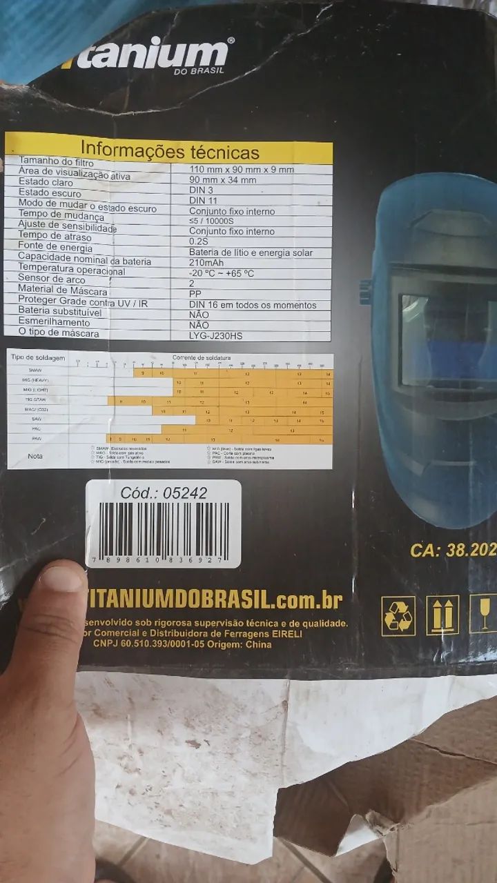 Maquina de solda Work 150 Bivolt.64850507602435123