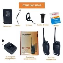 Kit de Radio Comunicador Baofeng - PRODUTO NOVO COM GARANTIA - Foto 3
