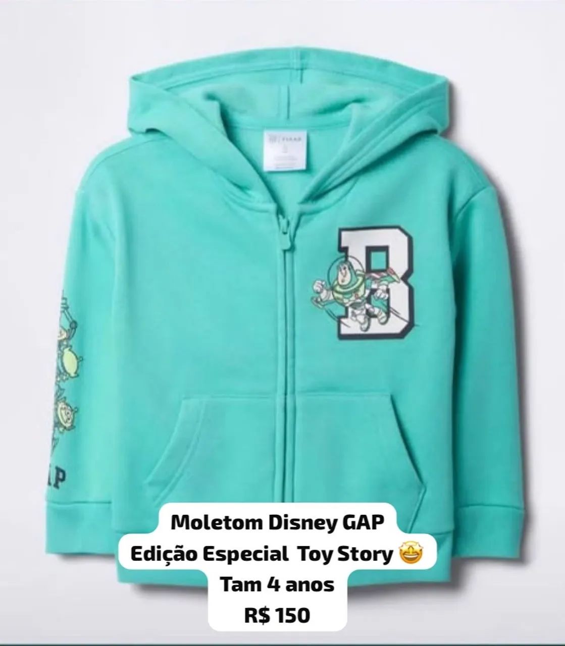 Blusa de moletom GAP infantil