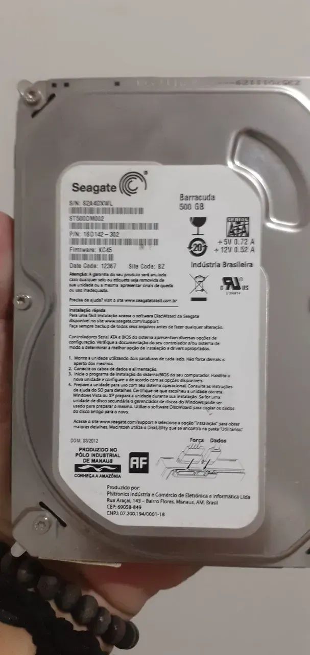 HD Seageate 500GB