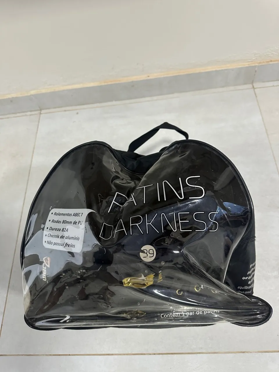 Patins Darkness - Tamanho 39