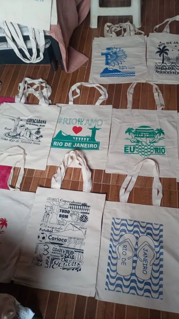 Atacado de ecobag 50 peças ,venham ganhar dinheiro com as queridinhas do momento 