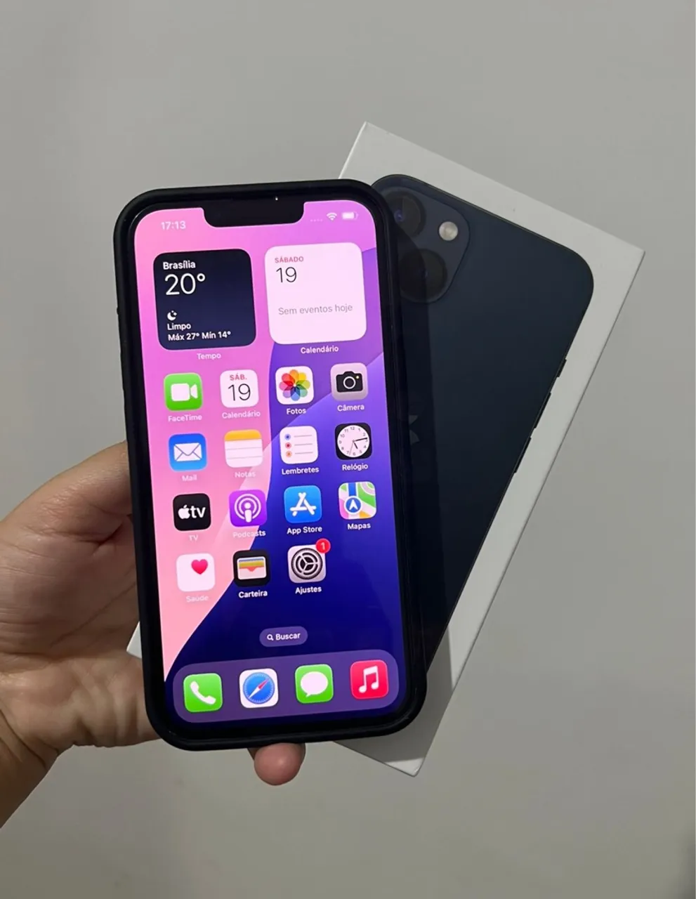 iPhone 13 128GB, bateria 97%, garantia Apple