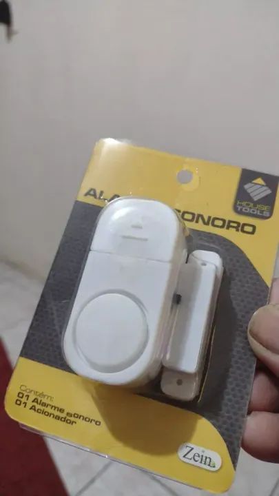 Kit com 8 Alarmes sonoros para porta e janela + pilhas NOVO  - Foto 2