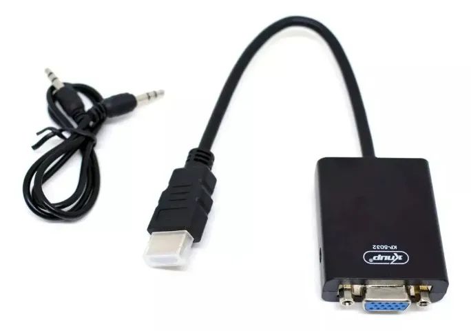 Conversor de Hdmi Para Vga Kp-5032 Knup - Foto 3