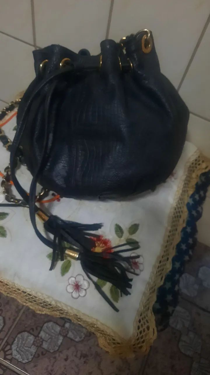 Bolsa de couro feminina  - Foto 2
