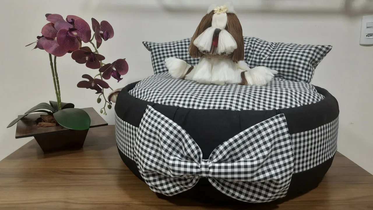 Cama Pet Chic com Laço Exclusiva