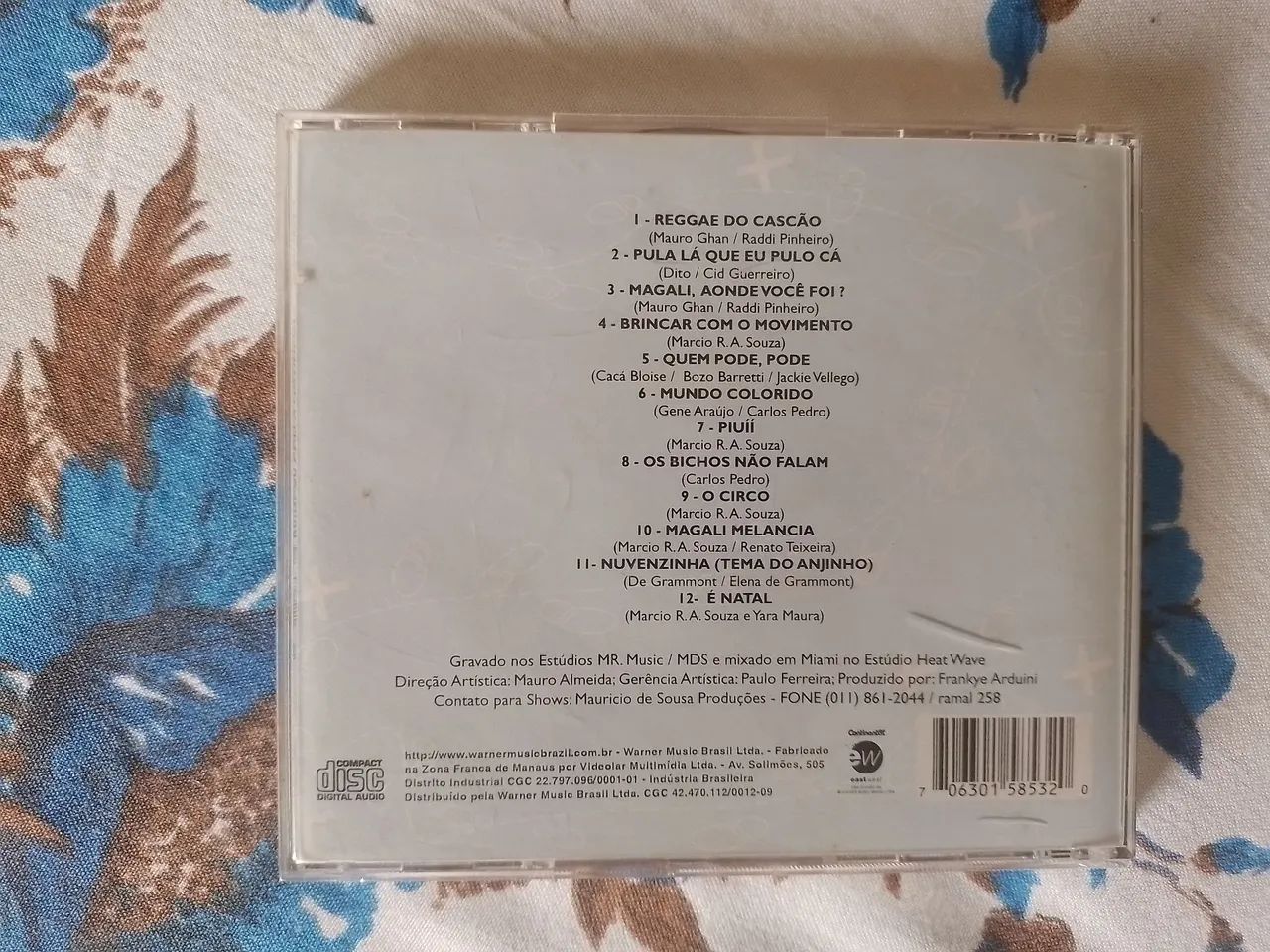 CD Turma da Mônica Brincar Com O Movimento Usado Original - Foto 3