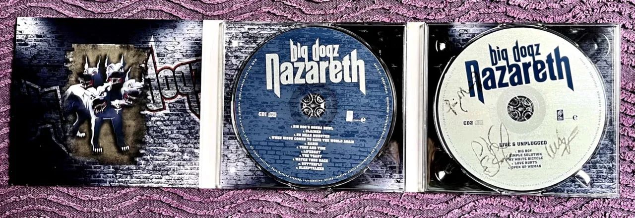 Big Dogz Nazareth cd duplo AUTOGRAFADO - CDs, DVDs etc - Xaxim