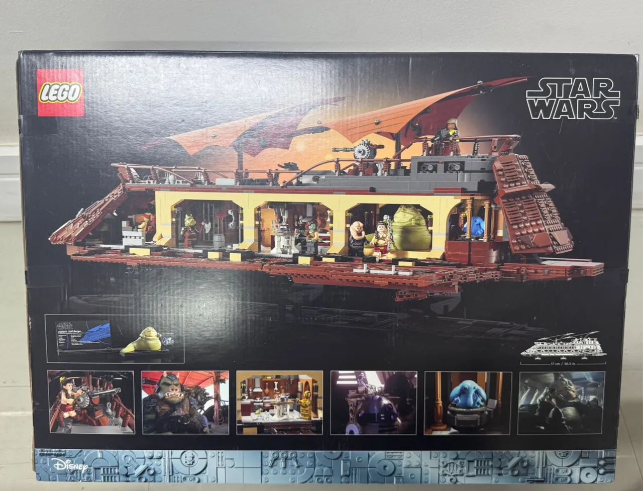 Star Wars com a incrível Barcaça à Vela de Jabba da Lego