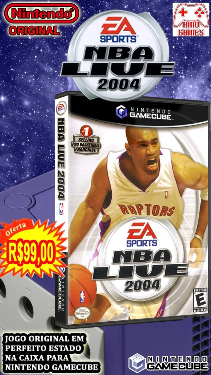 NBA Live 2004 para GameCube - O Melhor do Basquete na Sua Tela!