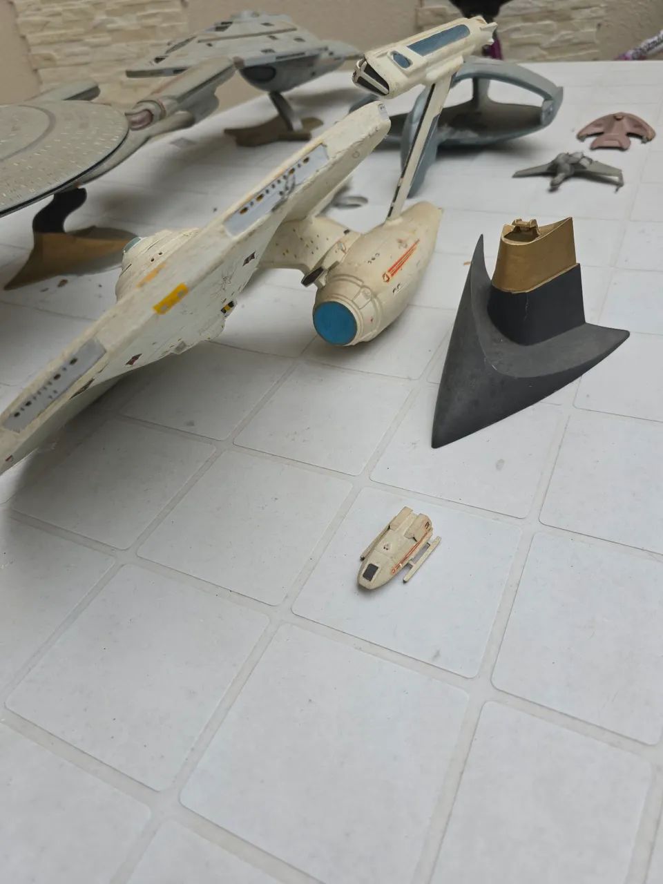 Coleção de Modelos Star Trek - Várias Naves