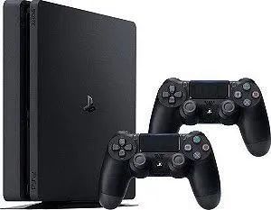 Playstation 4 com 2 controles - Novo