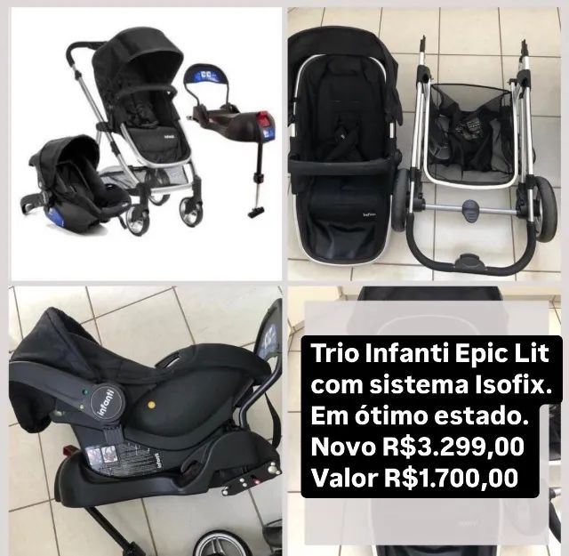 Carrinho Infanti Epic Lit trio 