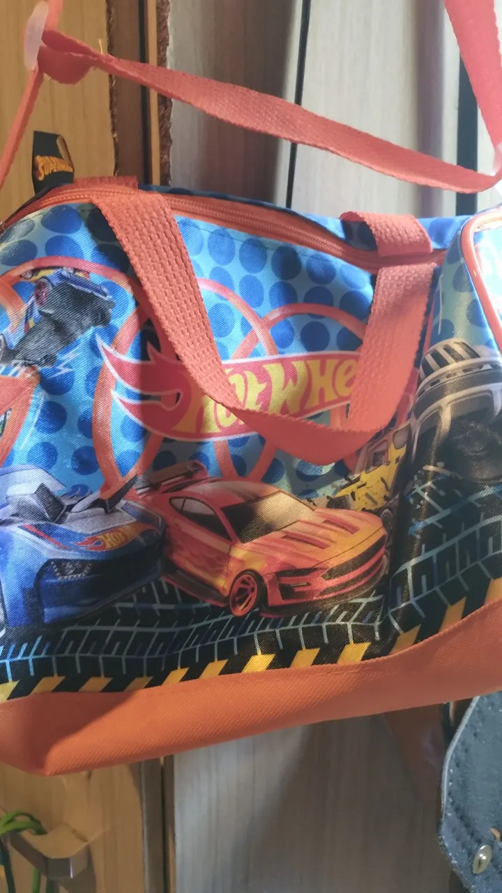 Bolsa Hot Wheels Infantil