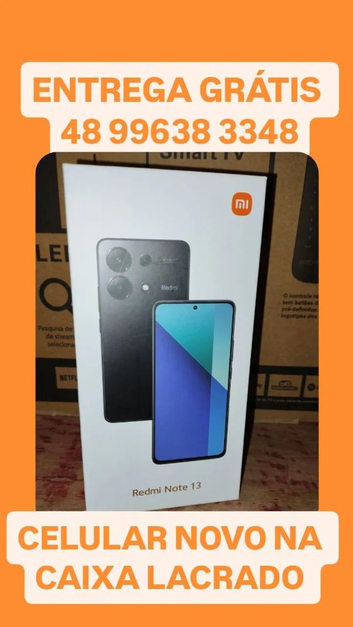 REDMI NOTE 13 NOVO LACRADO NOTA  - * - ENTREGA GRÁTIS <br>NÃO TROCO! 128GB+6RAM - Foto 2