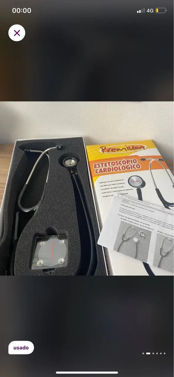 Estetoscópio premium cardiológico 64285809092867122