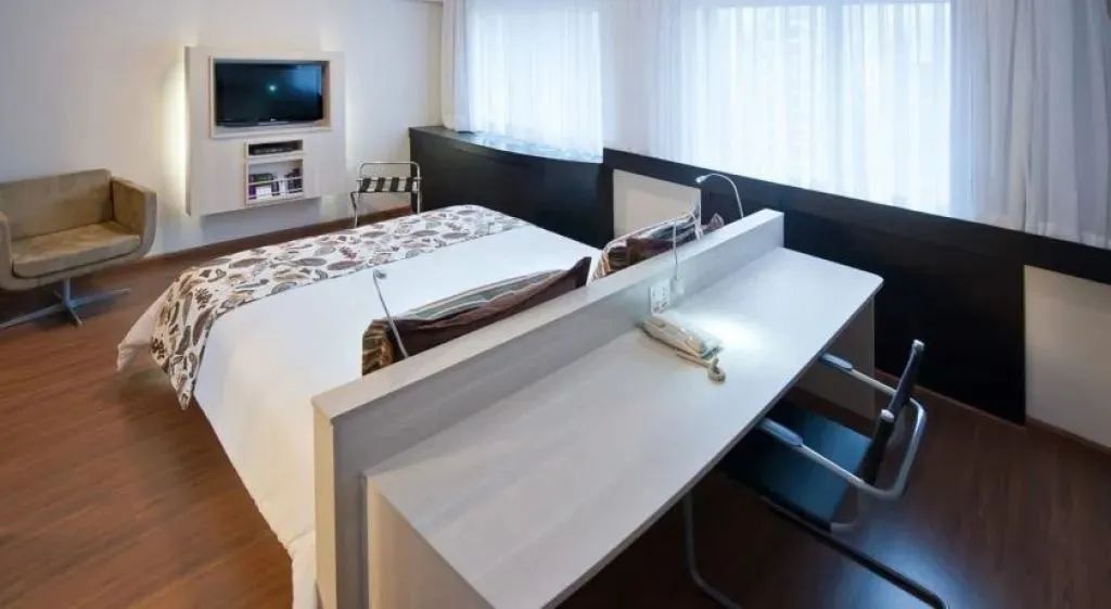 Flat na Bela Vista totalmente mobiliado e com serviços disponível à venda. - Foto 5