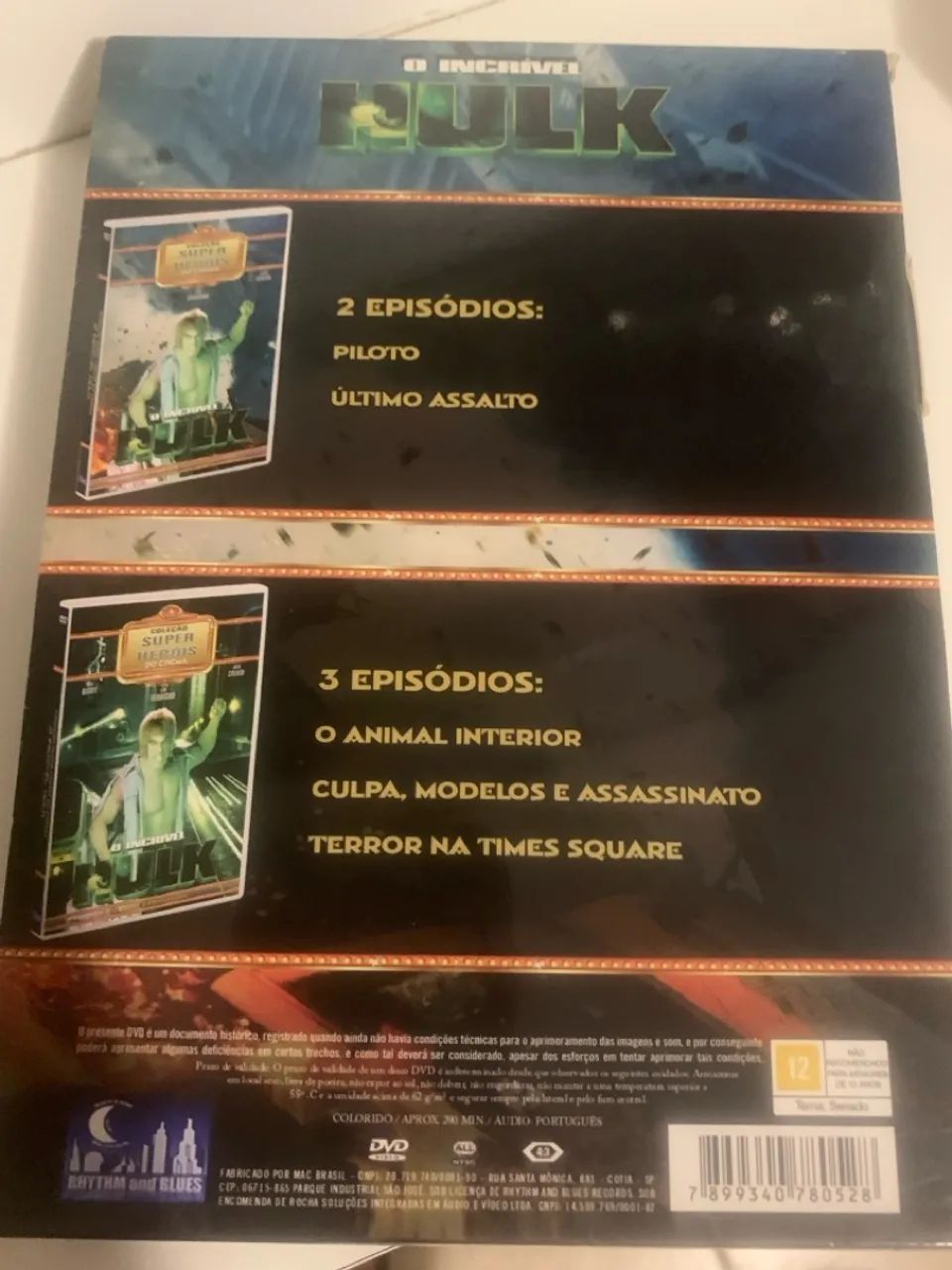 O Incrível Hulk - Coleção Super Heróis do Cinema - 7 DVDs - Foto 2