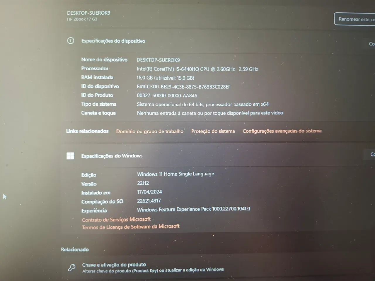 Zbook hp 17 G3 - Foto 5