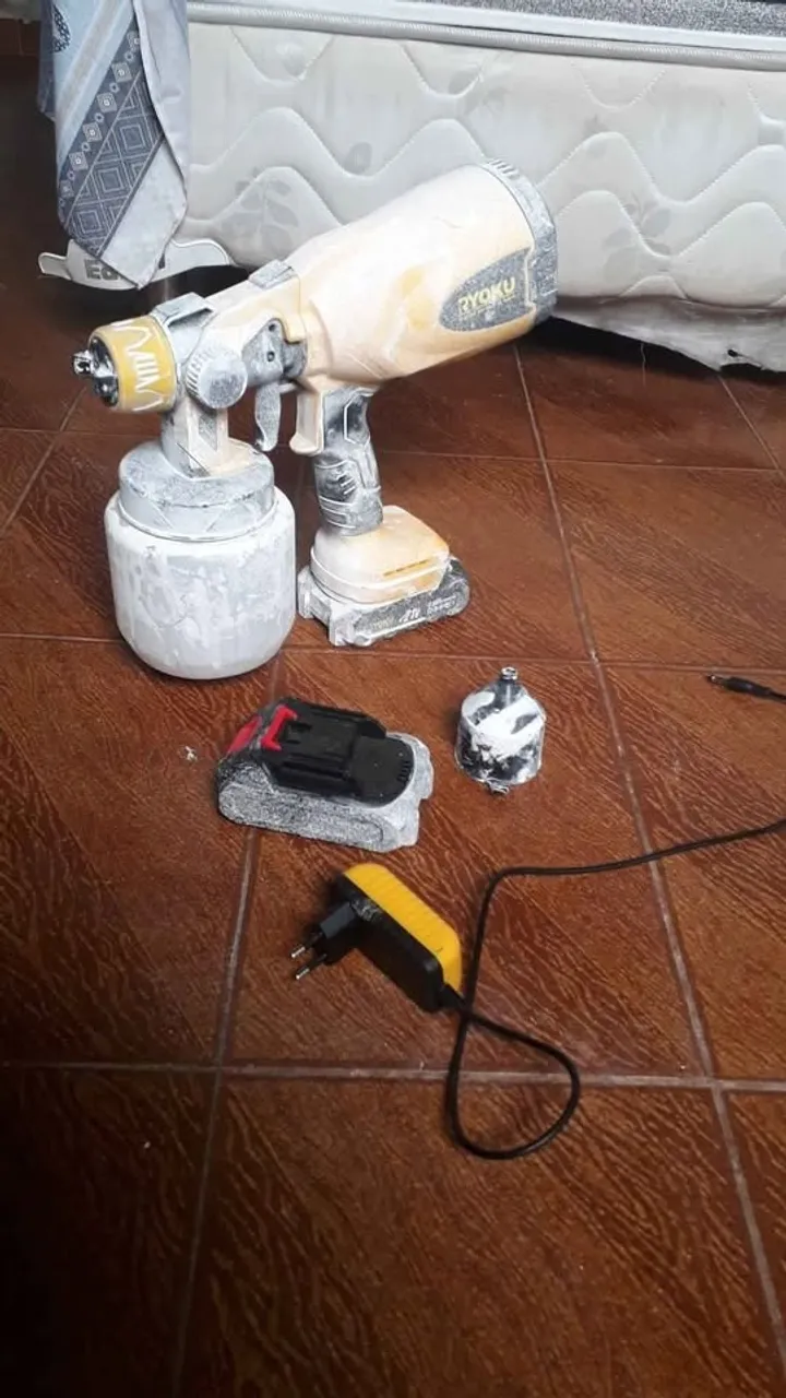 Pistola Pintura a Bateria 21v